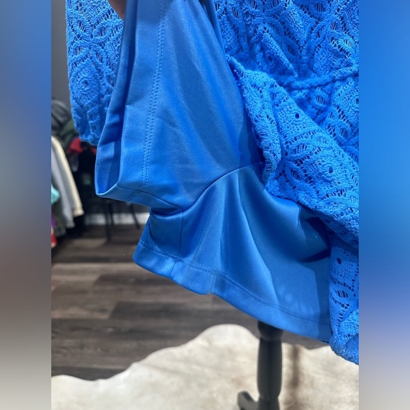 Lilly Pulitzer Lana Skort Romper Dress Size Small Blue Shell Lace Preppy Skort - Picture 7 of 9